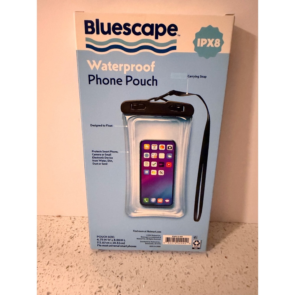 Bluescape Waterproof Phone Pouch IPX8 Floating Dry Bag Case with Strap - Picture 2 of 2